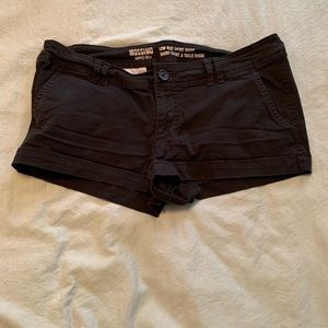 Black short shorts